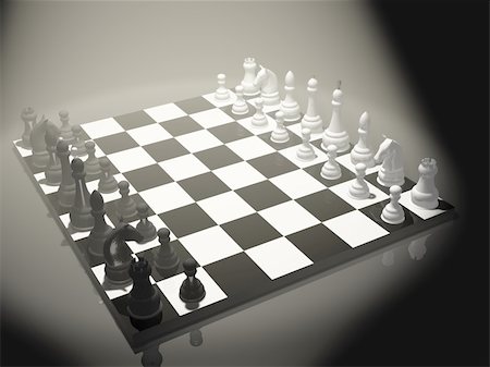 simsearch:400-04955785,k - 3d chess on a board Stock Photo - Budget Royalty-Free & Subscription, Code: 400-04180964