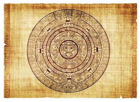 simsearch:400-04326809,k - Maya calendar on ancient parchment Foto de stock - Super Valor sin royalties y Suscripción, Código: 400-04180993