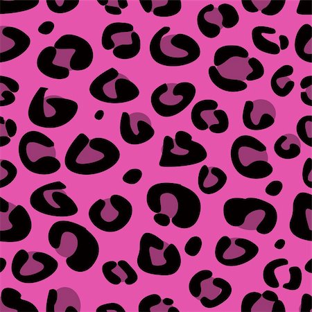 simsearch:400-08037165,k - Seamless tiling animal print of leopard skin. Vector background pattern of wild animal. Stockbilder - Microstock & Abonnement, Bildnummer: 400-04182238
