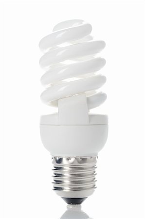 simsearch:400-04263435,k - Energy saving bulb. Isolated over white. Photographie de stock - Aubaine LD & Abonnement, Code: 400-04194326
