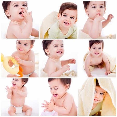 Playfull Baby boy portrait Stock Photo - Budget Royalty-Free & Subscription, Code: 400-04195410