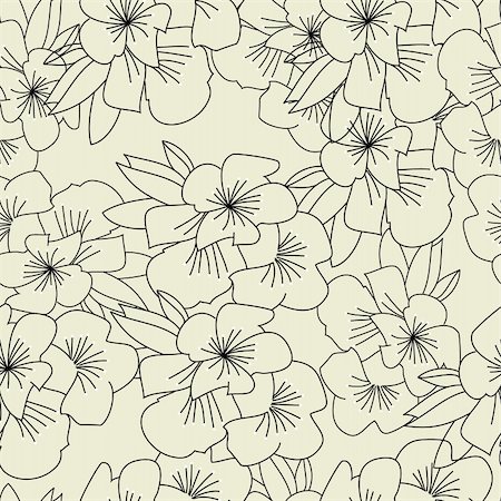 simsearch:400-04696472,k - Seamless pattern with flowers Stock Photo - Budget Royalty-Free & Subscription, Code: 400-04196393