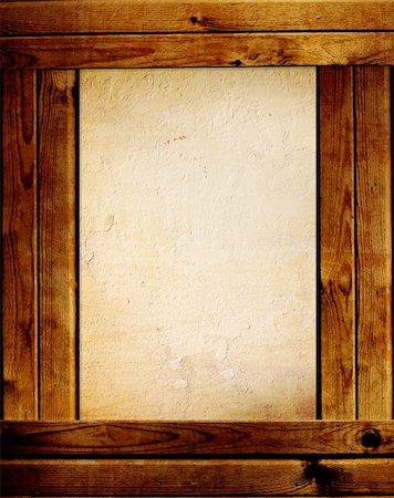 simsearch:400-05226208,k - Grunge background with wooden boards and stucco texture Foto de stock - Super Valor sin royalties y Suscripción, Código: 400-04198210