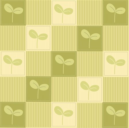 simsearch:400-05233272,k - a beautiful drawing of green leaves and strips background Stock Photo - Budget Royalty-Free & Subscription, Code: 400-04199524