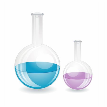 shape of chemistry lab equipment - Chemical bottle Stock Photo - Budget Royalty-Free & Subscription, Code: 400-04190590