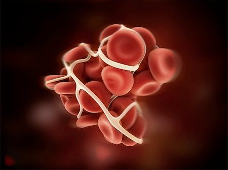 3d rendered close up of a blood clot Stockbilder - Microstock & Abonnement, Bildnummer: 400-04191129