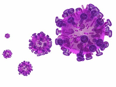 simsearch:400-03993646,k - 3d rendered illustration of some isolated hi virus Stock Photo - Budget Royalty-Free & Subscription, Code: 400-04191138