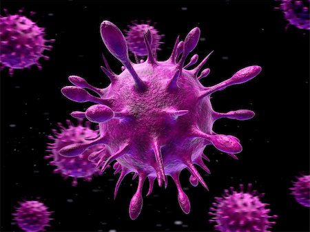 3d rendered illustration of isolated viruses Stock Photo - Budget Royalty-Free & Subscription, Code: 400-04191534