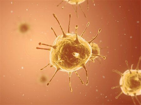 3d rendered illustration of isolated viruses Stock Photo - Budget Royalty-Free & Subscription, Code: 400-04191614