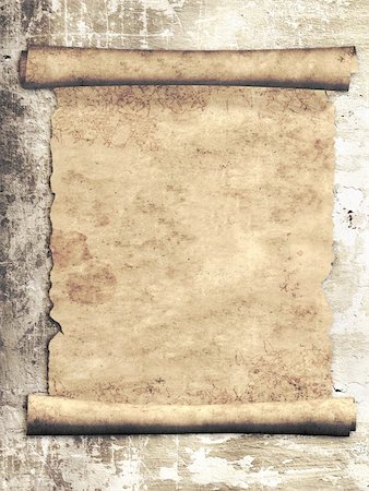 scroll parchments - Grunge background with old scroll Stock Photo - Budget Royalty-Free & Subscription, Code: 400-04193662