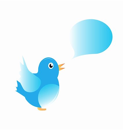 simsearch:400-04214796,k - blue bird isolated on white background Stockbilder - Microstock & Abonnement, Bildnummer: 400-04205580