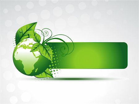 simsearch:400-04872735,k - vector green earth with space for your text Stockbilder - Microstock & Abonnement, Bildnummer: 400-04206404