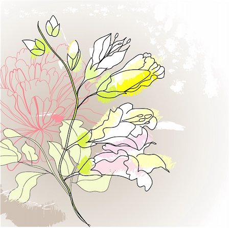 simsearch:400-07035863,k - Romantic flowers Stockbilder - Microstock & Abonnement, Bildnummer: 400-04206527