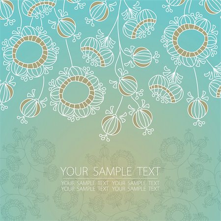 simsearch:400-04835543,k - flowers vector illustration Photographie de stock - Aubaine LD & Abonnement, Code: 400-04206636