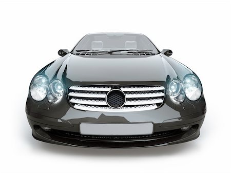 simsearch:400-04148958,k - black 3d car on the white background Stock Photo - Budget Royalty-Free & Subscription, Code: 400-04207384
