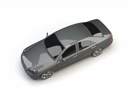 simsearch:400-04148958,k - black car on the white Stock Photo - Budget Royalty-Free & Subscription, Code: 400-04207454