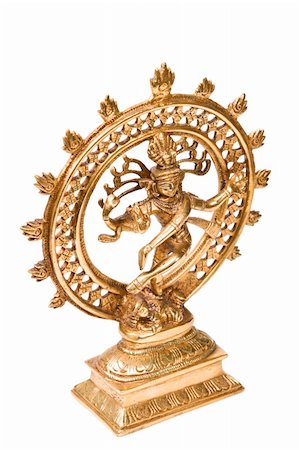 siva - Statue of indian hindu god Shiva Nataraja - Lord of Dance isolated on white Foto de stock - Super Valor sin royalties y Suscripción, Código: 400-04208186