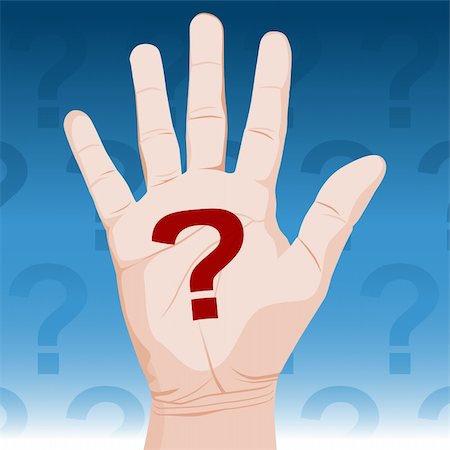 simsearch:400-07407577,k - An image of a hand with question mark. Stock Photo - Budget Royalty-Free & Subscription, Code: 400-04208452