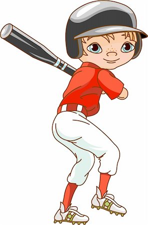 simsearch:400-06106713,k - Boy plays baseball. Holds a baseball bat Stock Photo - Budget Royalty-Free & Subscription, Code: 400-04208593