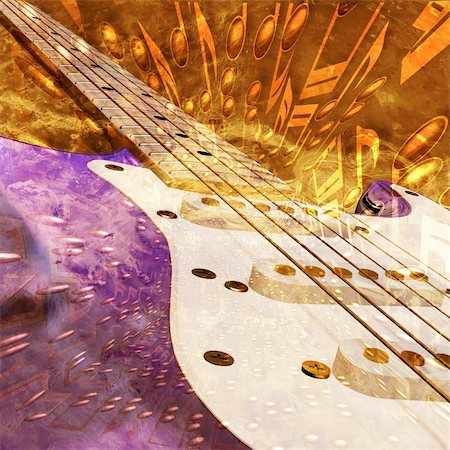 simsearch:400-07407615,k - abstract musical background guitar and notes Fotografie stock - Microstock e Abbonamento, Codice: 400-04209594