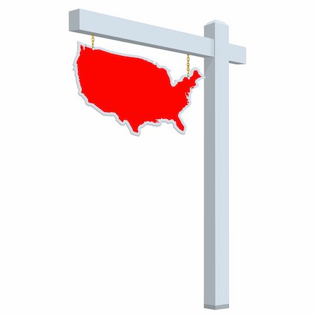 simsearch:400-04209662,k - Detailed vector sign, showing the USA for sale. Easy to change colors and edit. Foto de stock - Super Valor sin royalties y Suscripción, Código: 400-04201306