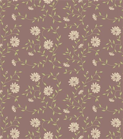 simsearch:400-05233272,k - drawing of flower pattern in a coffee background Stock Photo - Budget Royalty-Free & Subscription, Code: 400-04201567