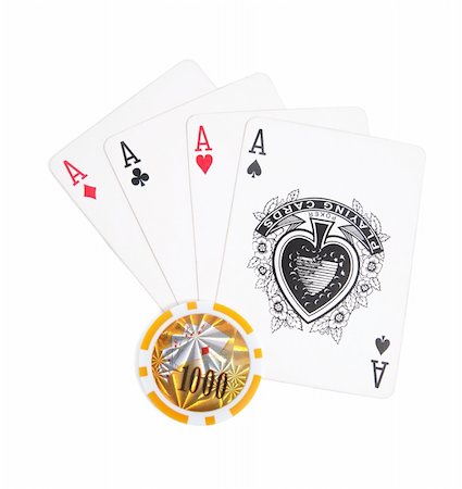 simsearch:400-04672615,k - The poker table and a card, ace, gambling Stock Photo - Budget Royalty-Free & Subscription, Code: 400-04201702