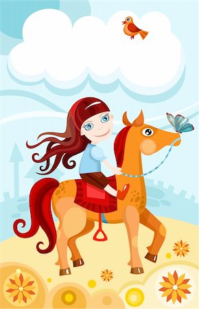 simsearch:400-05384010,k - Vector illustration of a princess Stock Photo - Budget Royalty-Free & Subscription, Code: 400-04202417