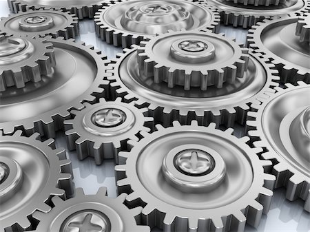 simsearch:400-04202644,k - abstract 3d illustration of gear wheels background Stock Photo - Budget Royalty-Free & Subscription, Code: 400-04202642