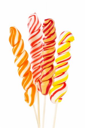 simsearch:400-05254874,k - Colourful lollipop isolated on the white background Stock Photo - Budget Royalty-Free & Subscription, Code: 400-04214152