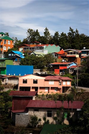 simsearch:400-04729403,k - Buildings on a hillside in Santa Elena Costa Rica Photographie de stock - Aubaine LD & Abonnement, Code: 400-04215430