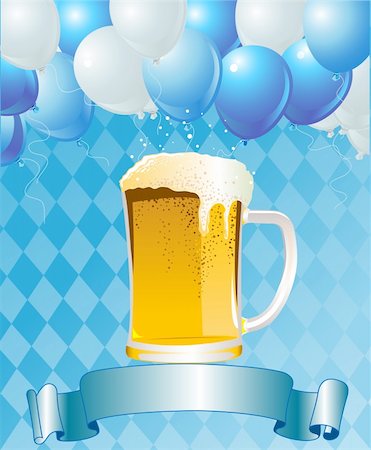 Vertical  Oktoberfest Celebration Background with Copy space. Stock Photo - Budget Royalty-Free & Subscription, Code: 400-04215485