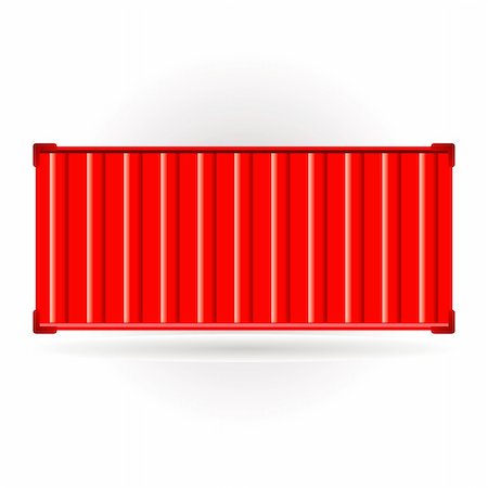 red container Photographie de stock - Aubaine LD & Abonnement, Code: 400-04218673