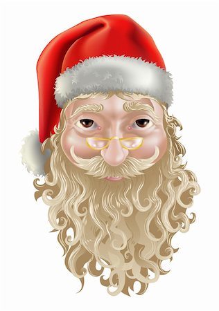 simsearch:400-04774270,k - a photo realistic illustration of santa clause Stock Photo - Budget Royalty-Free & Subscription, Code: 400-04219070