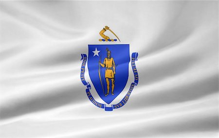 simsearch:400-03910962,k - Large flag of Massachusetts Stock Photo - Budget Royalty-Free & Subscription, Code: 400-04219327