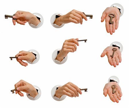 simsearch:400-04448769,k - part of a series of hand images isolated over white Stockbilder - Microstock & Abonnement, Bildnummer: 400-04219343