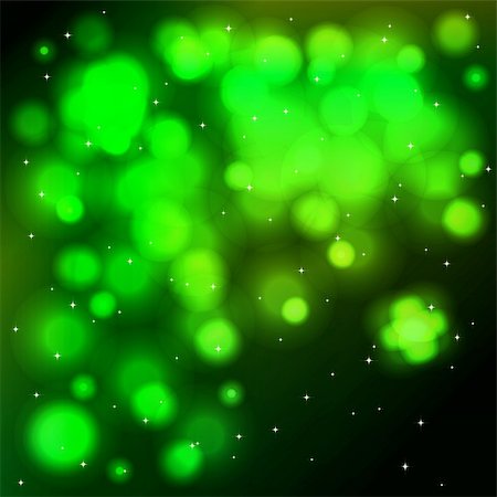 simsearch:400-07113406,k - green bokeh abstract dark background. Vector illustration Stockbilder - Microstock & Abonnement, Bildnummer: 400-04219954