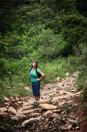 simsearch:400-04729403,k - Female hiker on a rugged trail in Costa Rica Photographie de stock - Aubaine LD & Abonnement, Code: 400-04211099