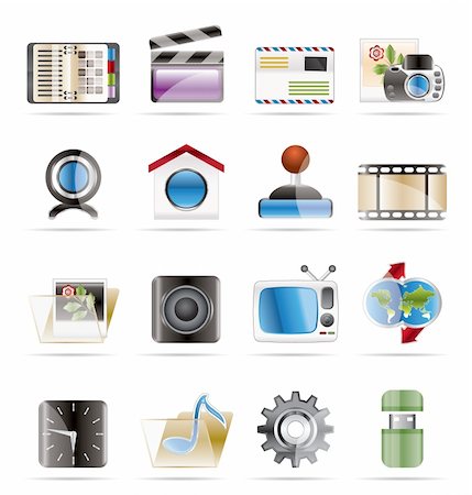 simsearch:400-04289956,k - Internet, Computer and mobile phone icons - Vector icon set Stock Photo - Budget Royalty-Free & Subscription, Code: 400-04211325