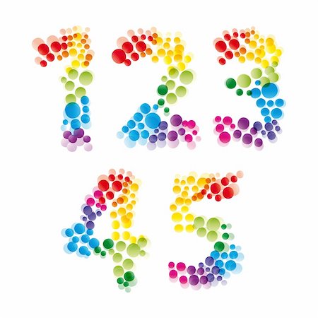 vector set of alphabet elements made of bubbles.Illustration for your design. Stock Photo - Budget Royalty-Free & Subscription, Code: 400-04211732