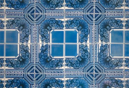 simsearch:400-08962382,k - Detail of Portuguese glazed tiles. Stock Photo - Budget Royalty-Free & Subscription, Code: 400-04212963