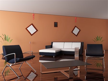 simsearch:400-08256129,k - New interior of a room(3d rendering ) Stock Photo - Budget Royalty-Free & Subscription, Code: 400-04213213