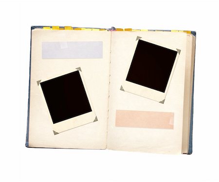 simsearch:400-04914530,k - Old book. Objects isolated over white Stockbilder - Microstock & Abonnement, Bildnummer: 400-04213750