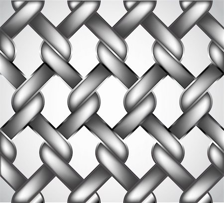 simsearch:400-08314121,k - Chain link fence isolated against a metal background. Vector illustration Stock Photo - Budget Royalty-Free & Subscription, Code: 400-04224117