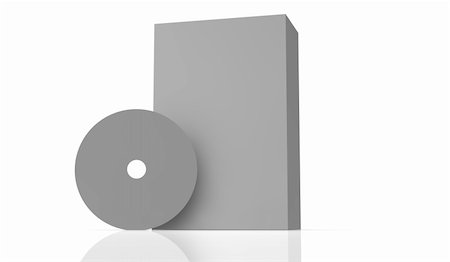 simsearch:400-04376130,k - A white box and a white cd Stock Photo - Budget Royalty-Free & Subscription, Code: 400-04224191