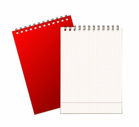 simsearch:400-04387930,k - Notebook cover and page for your design Photographie de stock - Aubaine LD & Abonnement, Code: 400-04224818