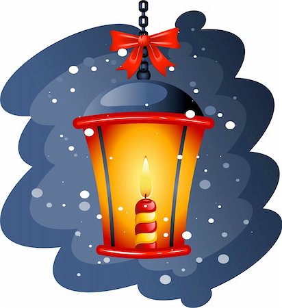 simsearch:400-04926123,k - Christmas Street Lamp. Vector illustration. EPS 8, AI, JPEG Stock Photo - Budget Royalty-Free & Subscription, Code: 400-04225383