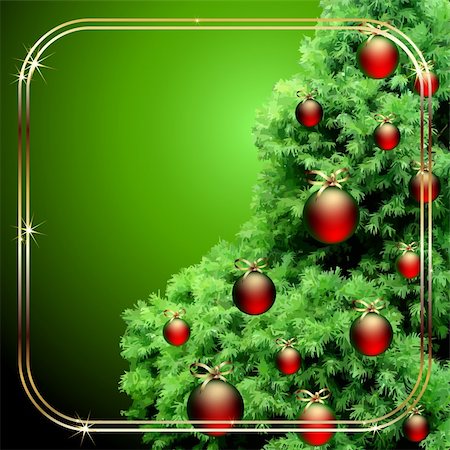 simsearch:400-04268779,k - christmas background,  this  illustration may be useful  as designer work Photographie de stock - Aubaine LD & Abonnement, Code: 400-04225801