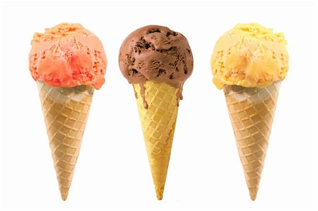 simsearch:400-09082854,k - tasty ice cream isolated on white background Photographie de stock - Aubaine LD & Abonnement, Code: 400-04225853