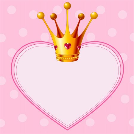 simsearch:693-06022196,k - Beautiful shining true princess crown on pink  background Stock Photo - Budget Royalty-Free & Subscription, Code: 400-04227155